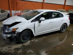 Vehiculos salvage en venta de Copart Rocky View County, AB: 2012 Honda Civic LX