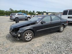 Salvage cars for sale from Copart Tifton, GA: 2001 Mercedes-Benz S 430