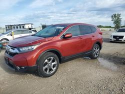 Salvage cars for sale at Kansas City, KS auction: 2018 Honda CR-V EX