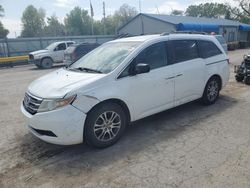 Salvage cars for sale from Copart Wichita, KS: 2011 Honda Odyssey EX