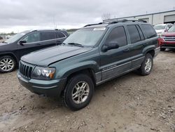 Salvage cars for sale from Copart Kansas City, KS: 2002 Jeep Grand Cherokee Laredo