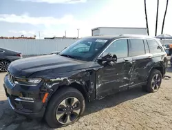 Jeep salvage cars for sale: 2024 Jeep Grand Cherokee Limited 4XE