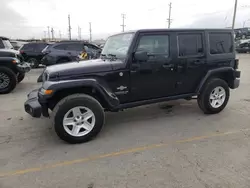 Salvage cars for sale from Copart Los Angeles, CA: 2014 Jeep Wrangler Unlimited Sport