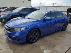 Salvage cars for sale from Copart Haslet, TX: 2020 Honda Civic Sport