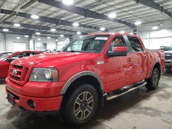 Salvage cars for sale at Ham Lake, MN auction: 2007 Ford F150 Supercrew