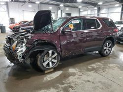 Salvage cars for sale at Ham Lake, MN auction: 2019 Chevrolet Traverse LT