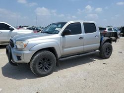 Salvage cars for sale from Copart San Antonio, TX: 2015 Toyota Tacoma Double Cab Prerunner