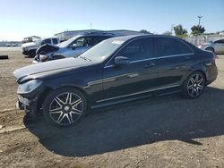 Salvage cars for sale from Copart San Diego, CA: 2013 Mercedes-Benz C 250