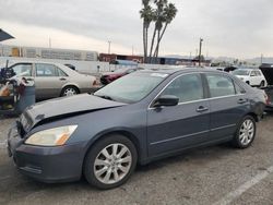 Honda salvage cars for sale: 2007 Honda Accord EX