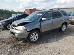 Salvage cars for sale at Hueytown, AL auction: 2002 Acura MDX Touring