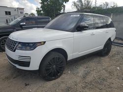 Salvage cars for sale at Opa Locka, FL auction: 2020 Land Rover Range Rover HSE