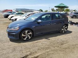 Salvage cars for sale at San Diego, CA auction: 2019 Volkswagen GTI S
