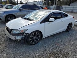 Salvage cars for sale from Copart Graham, WA: 2013 Honda Civic SI