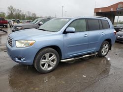 Salvage cars for sale from Copart Fort Wayne, IN: 2008 Toyota Highlander Limited