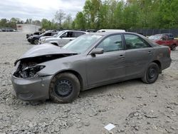 Salvage cars for sale at Waldorf, MD auction: 2005 Toyota Camry LE