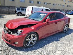 Lexus IS 250 salvage cars for sale: 2009 Lexus IS 250