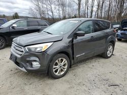 Salvage cars for sale at Candia, NH auction: 2017 Ford Escape SE