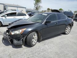 Salvage cars for sale at Tulsa, OK auction: 2008 Honda Accord EXL