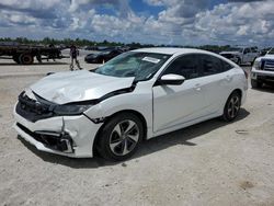 Salvage cars for sale at Arcadia, FL auction: 2019 Honda Civic LX