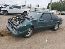 Vehiculos salvage en venta de Copart Oklahoma City, OK: 1992 Ford Mustang LX