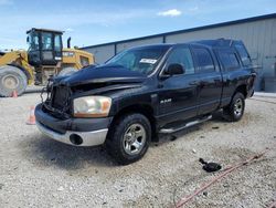 Salvage cars for sale from Copart Arcadia, FL: 2008 Dodge RAM 1500 ST