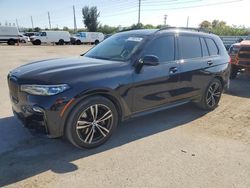 BMW X7 M50I salvage cars for sale: 2021 BMW X7 M50I