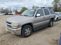 Salvage cars for sale at Baltimore, MD auction: 2003 Chevrolet Tahoe K1500
