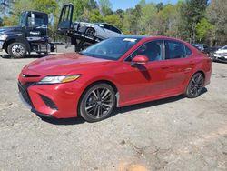 Salvage cars for sale from Copart Austell, GA: 2019 Toyota Camry XSE