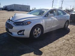 Salvage cars for sale at Chicago Heights, IL auction: 2019 Ford Fusion Titanium