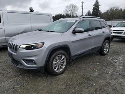 Jeep Cherokee Latitude Plus salvage cars for sale: 2021 Jeep Cherokee Latitude Plus