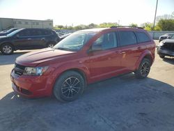 Salvage cars for sale from Copart Wilmer, TX: 2018 Dodge Journey SE
