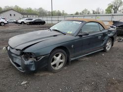 Salvage cars for sale at York Haven, PA auction: 1998 Ford Mustang