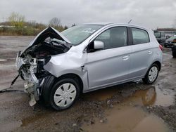 Salvage cars for sale from Copart Columbia Station, OH: 2015 Mitsubishi Mirage DE