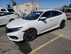 Salvage cars for sale at Hayward, CA auction: 2020 Honda Civic Sport