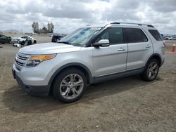 Salvage cars for sale at San Diego, CA auction: 2015 Ford Explorer Limited