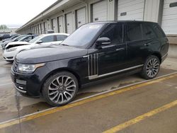 Salvage cars for sale from Copart Louisville, KY: 2016 Land Rover Range Rover Autobiography