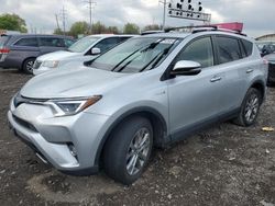Salvage cars for sale from Copart Columbus, OH: 2016 Toyota Rav4 HV Limited