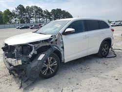 Salvage cars for sale at Loganville, GA auction: 2017 Toyota Highlander LE