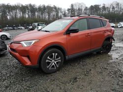 Salvage cars for sale at Waldorf, MD auction: 2016 Toyota Rav4 LE