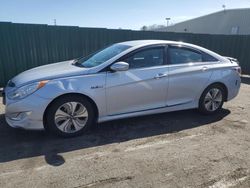 Salvage cars for sale at Exeter, RI auction: 2015 Hyundai Sonata Hybrid