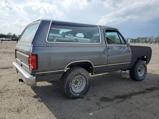 1989 Dodge Ramcharger AW-100