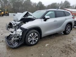 Salvage cars for sale at Mendon, MA auction: 2024 Toyota Highlander LE