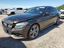 Salvage cars for sale at Houston, TX auction: 2017 Mercedes-Benz C300