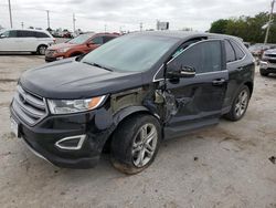 Salvage cars for sale at Oklahoma City, OK auction: 2018 Ford Edge Titanium