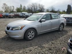 Salvage cars for sale from Copart Portland, OR: 2009 Honda Accord LXP