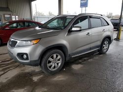 Salvage cars for sale from Copart Fort Wayne, IN: 2012 KIA Sorento Base