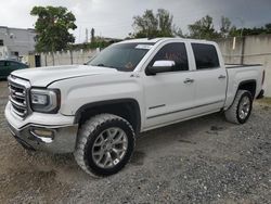 Vehiculos salvage en venta de Copart Opa Locka, FL: 2016 GMC Sierra K1500 SLT