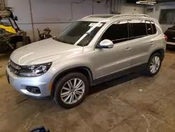 Salvage cars for sale at Wheeling, IL auction: 2013 Volkswagen Tiguan S