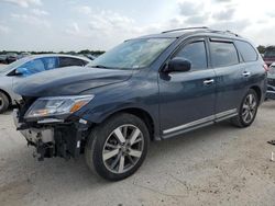 Salvage cars for sale at San Antonio, TX auction: 2013 Nissan Pathfinder S