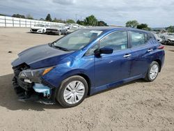 Salvage cars for sale from Copart San Martin, CA: 2020 Nissan Leaf S
